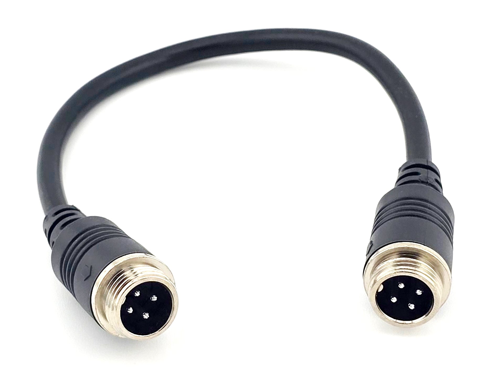 AGRACOM GX12 4-Pin Stecker auf GX12 4-Pin Stecker (m-m)
