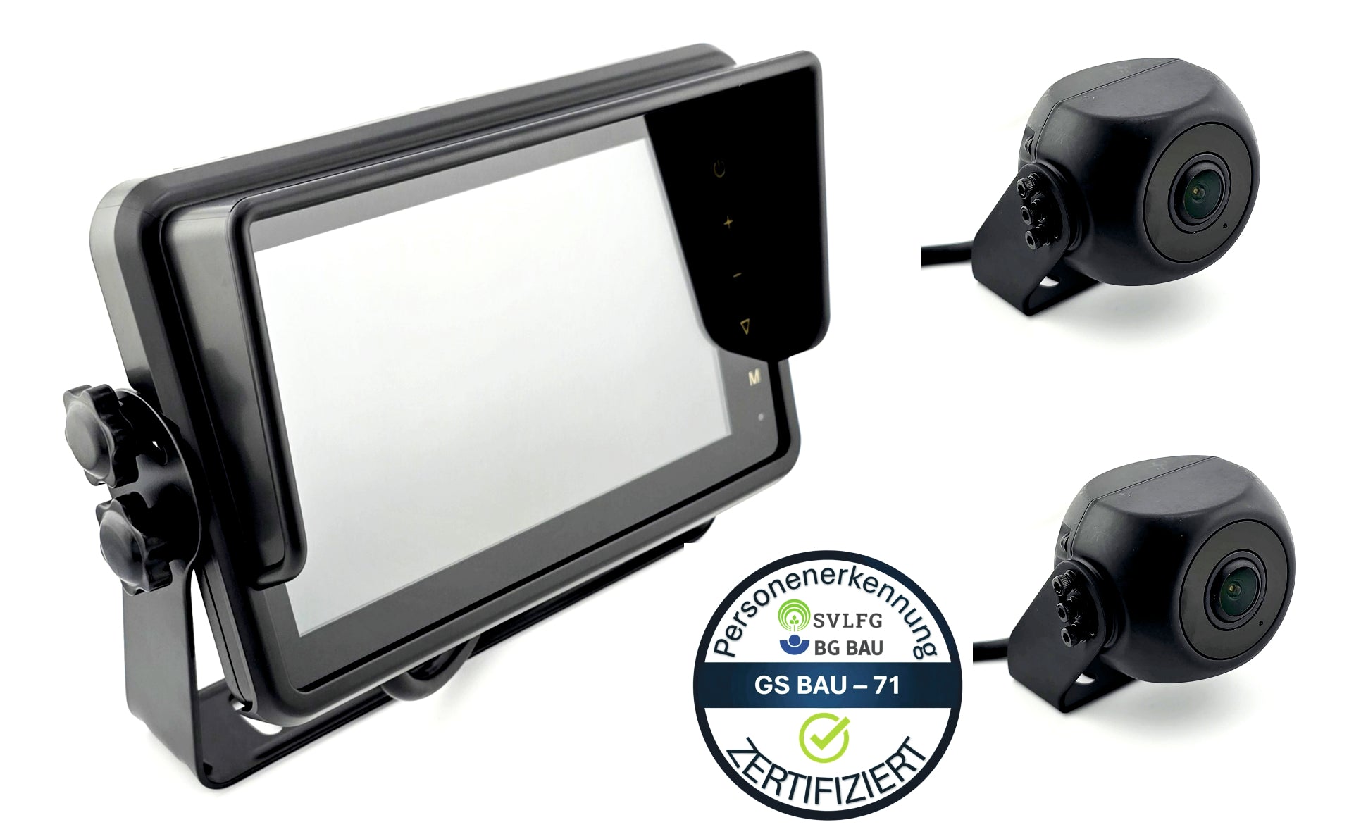 7" Profi KI Kamerasystem 2x HD Kamera
