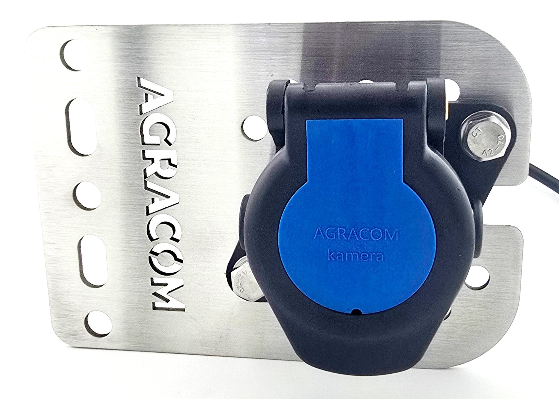 AgraConnect Blue Halter gerade für EBS-ABS Dosen, 15 Pol. Lichtdosen