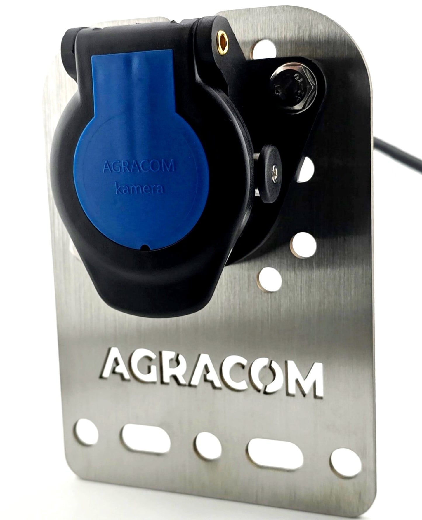 AgraConnect Blue Halter gerade für EBS-ABS Dosen, 15 Pol. Lichtdosen