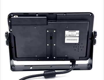 AGRACOM 10 Zoll Profi-AI Monitor seitlich mit Anschlussvarianten