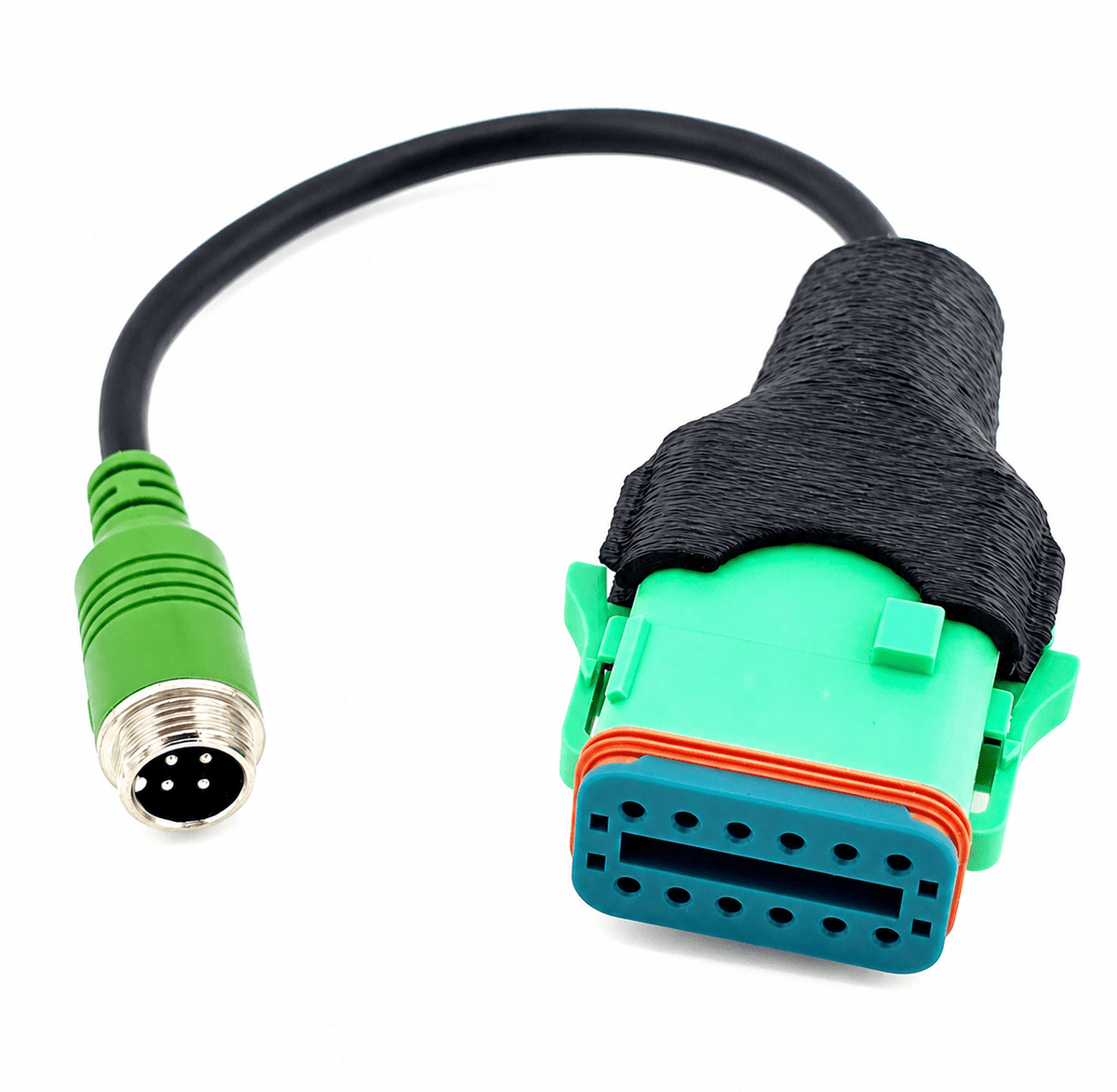 ISOBUS CCI 1200 Kamera Adapterkabel für 4 Pin Kamera zum Anschluss an ISOBUS Terminal 12 Pin