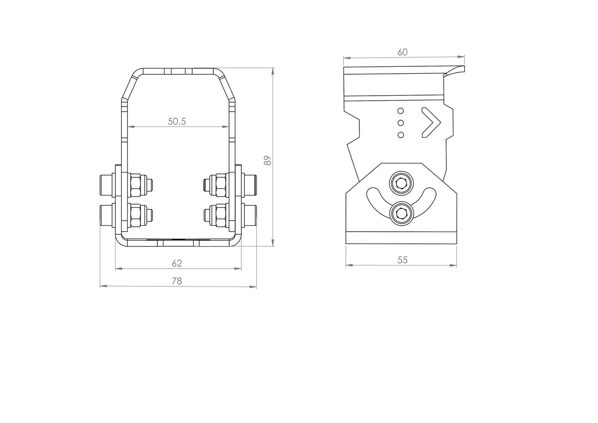 AGRACOM Heavy Duty Schwenkhalterung für K-15, K-550, K-270