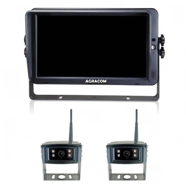 10" Profi-HD Touch Funk Kamerasystem 2x HD Funk Kamera - AGRACOM