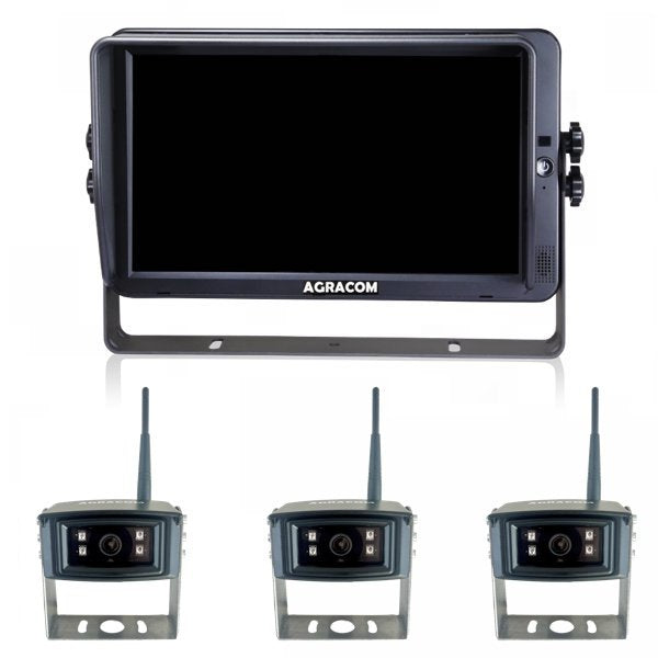 10" Profi-HD Touch Funk Kamerasystem 3x HD Funk Kamera - AGRACOM