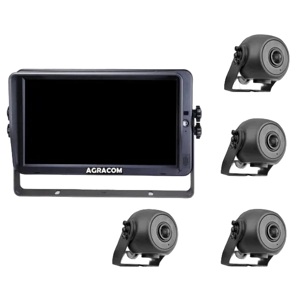 10" Profi HD Touch Kamerasystem 4x HD Kamera - AGRACOM