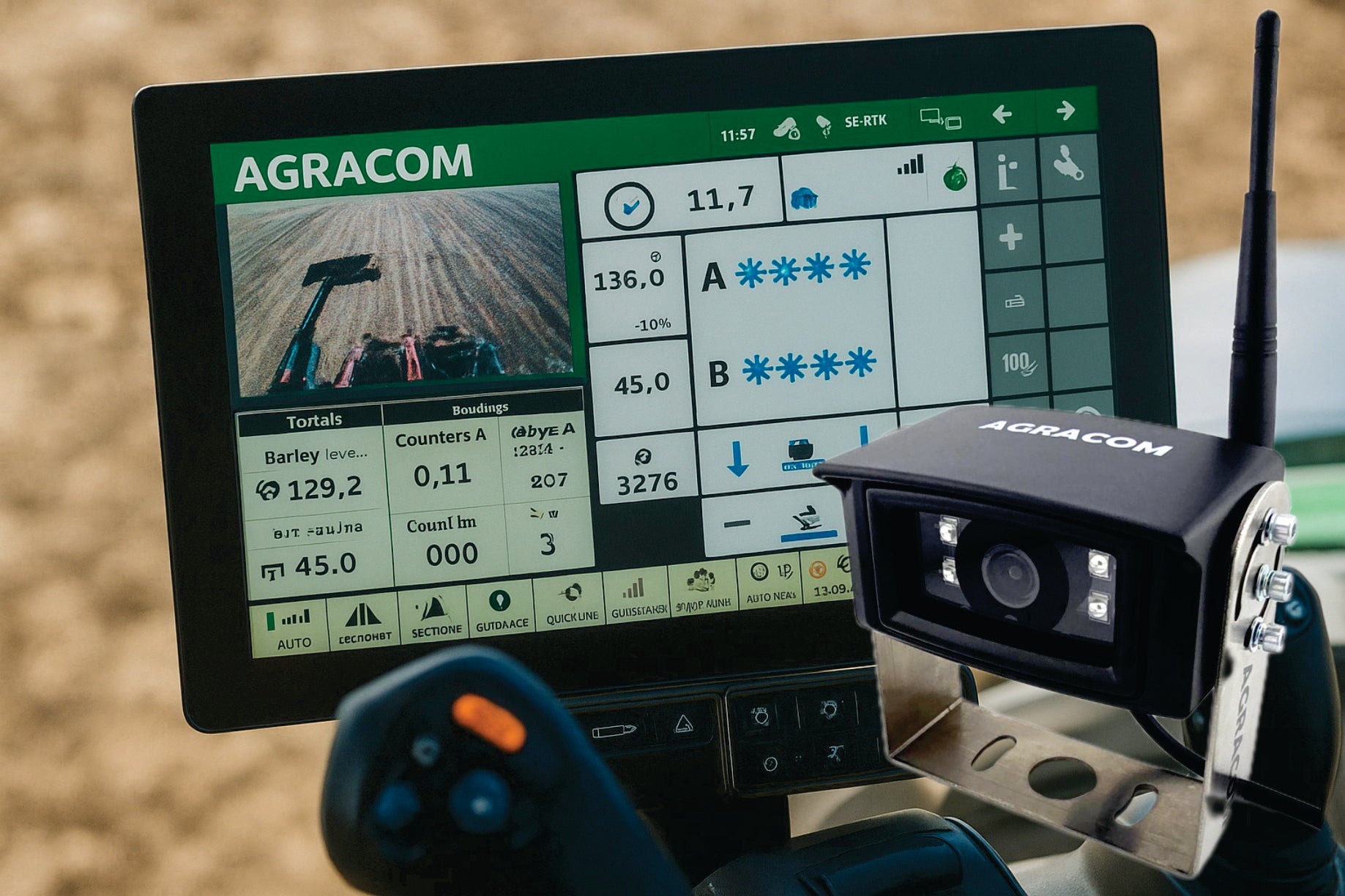 John Deere 6R Funk-Kamera Set