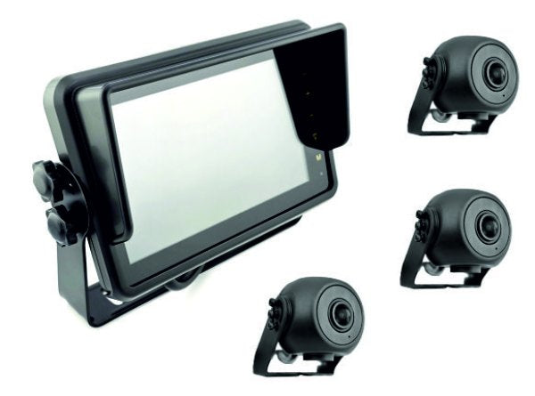 7" Profi KI Kamerasystem 3x HD Kamera