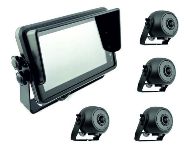 7" Profi KI Kamerasystem 4x HD Kamera