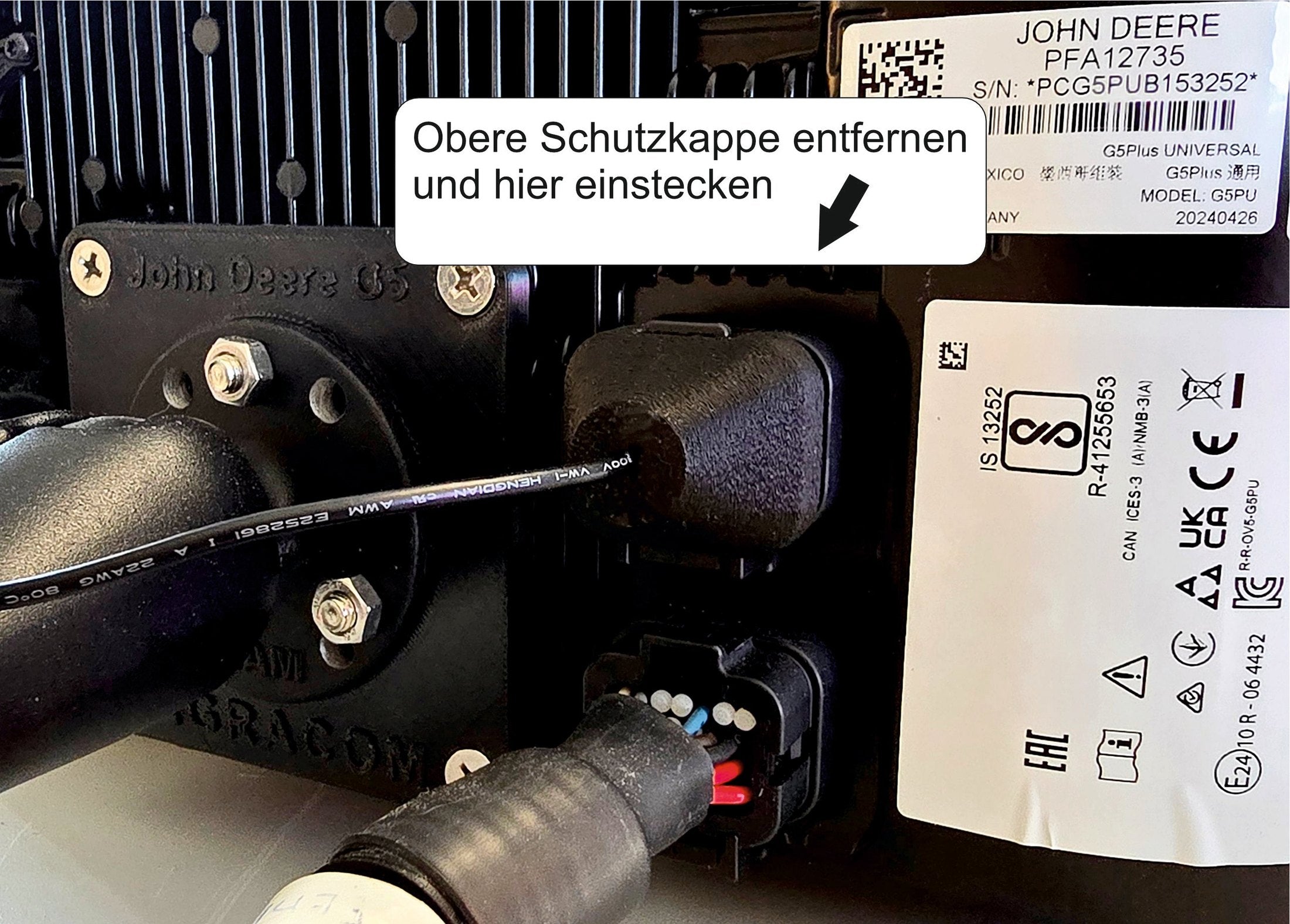 John Deere G5 Plus Adapterkabel 4-Kanal
