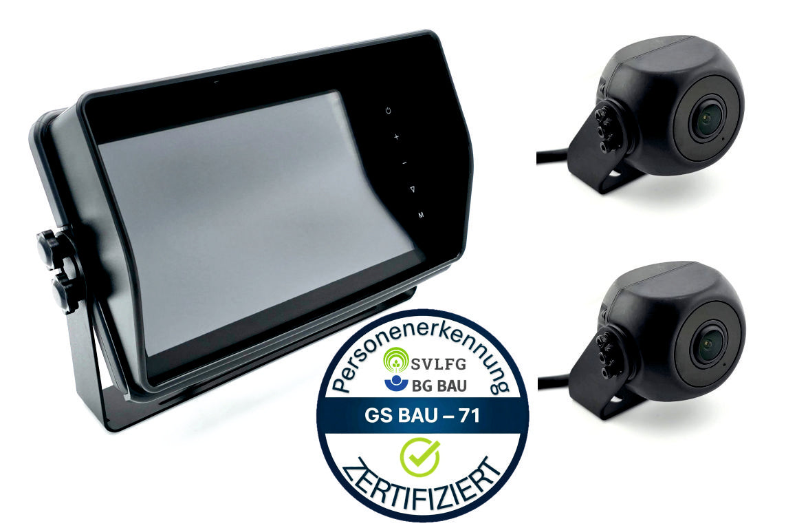 10" Profi KI Kamerasystem 2x HD Kamera - AGRACOM