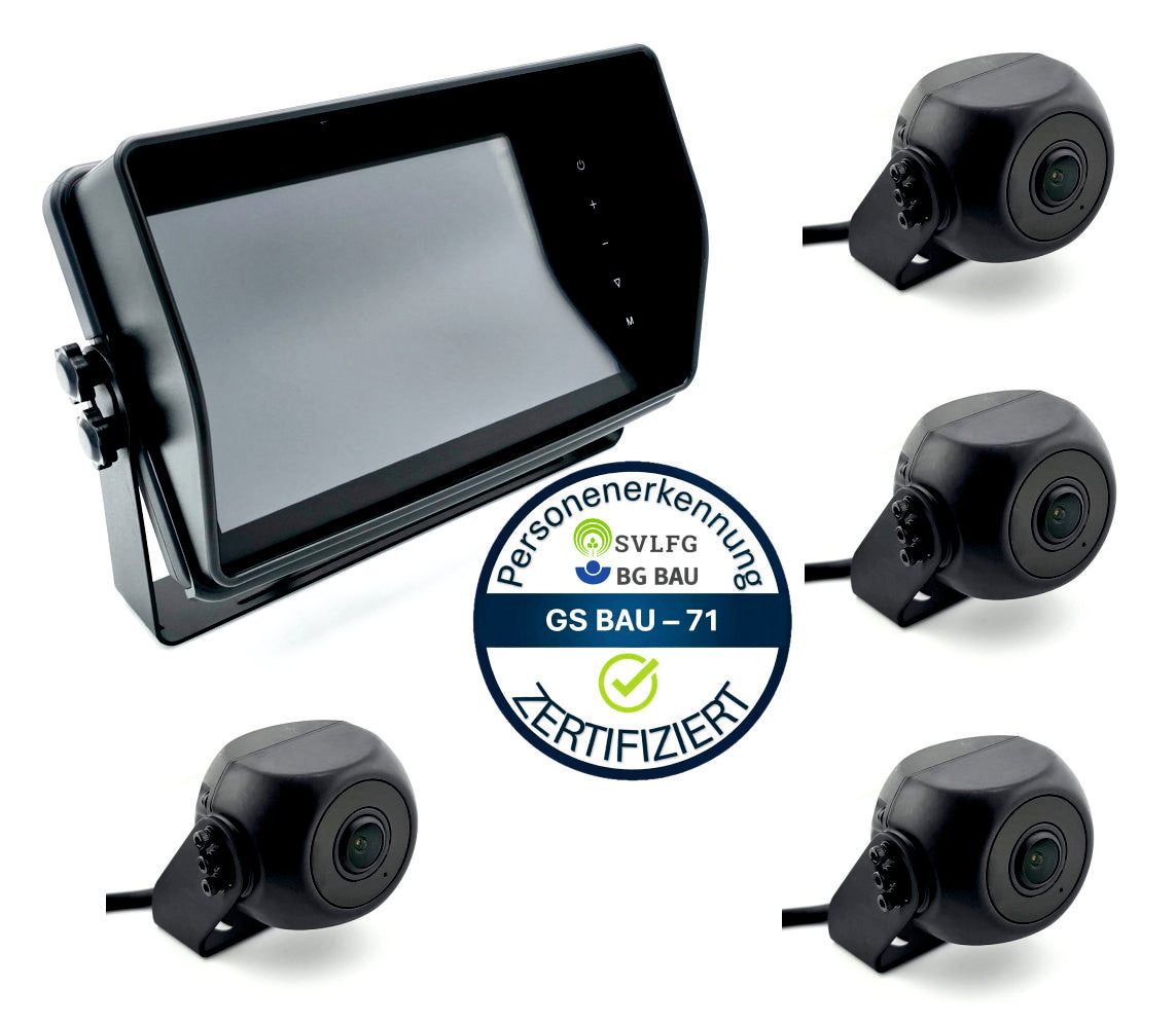 10" Profi KI Kamerasystem 4x HD Kamera - AGRACOM