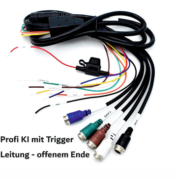 AGRACOM QuerCam AI Kabelsatz mit offenem Ende inklusive Trigger-Leitungen
