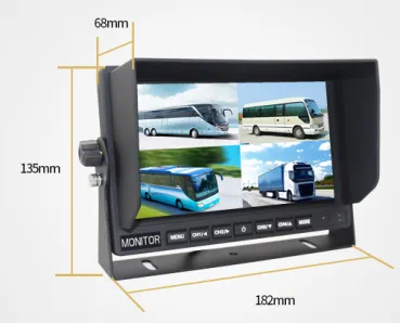 7" AGRAR Rückfahrkamera Set inkl. Monitor 1 Kamera, 15m Kabel, Magnethalter - Für Traktor und Arbeitsmaschinen